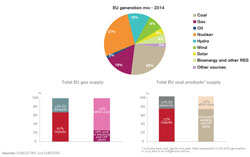 Figure 5: Energy sources and their relative share in the generation mix